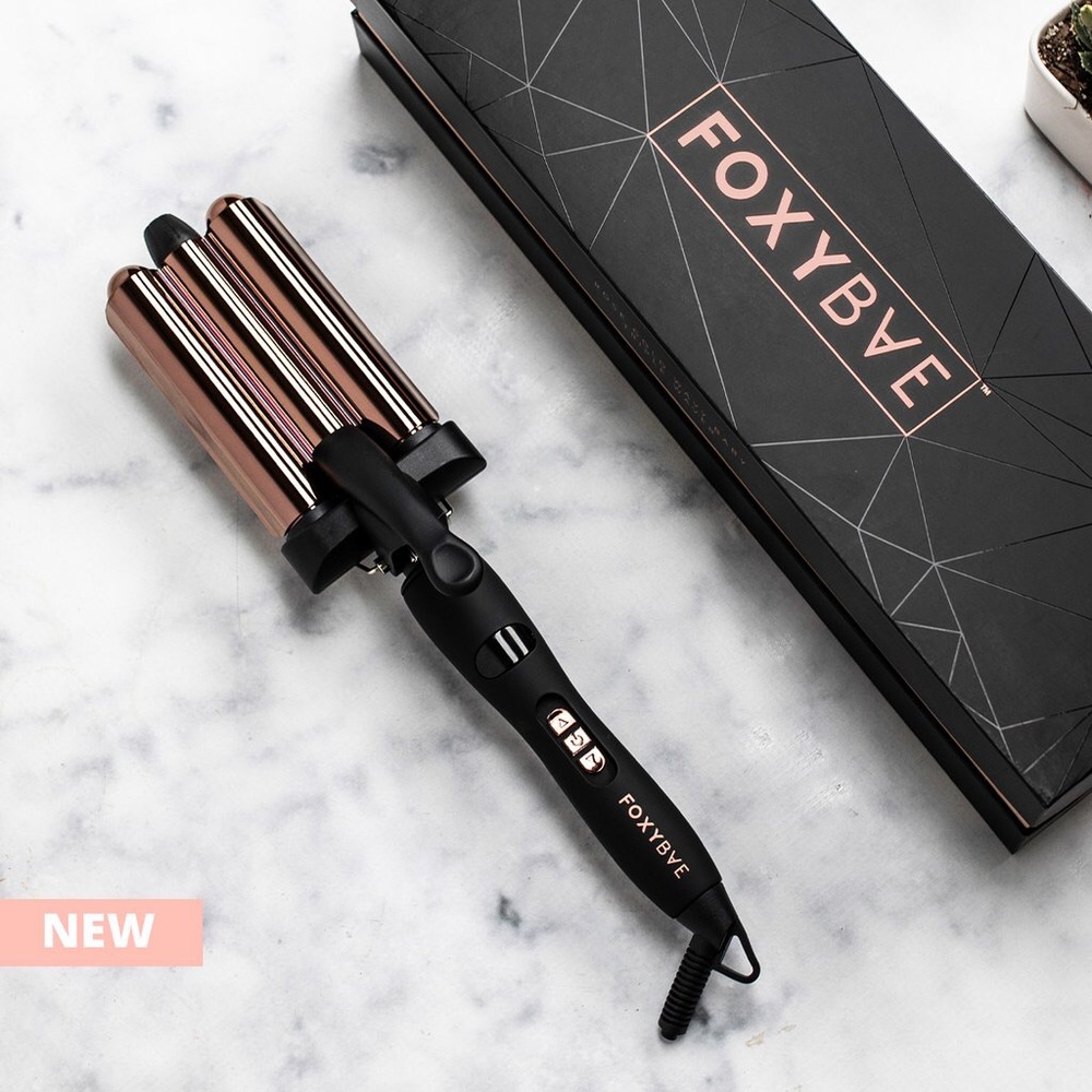 Foxybae Rose Gold Wavy Baby Triple Waver